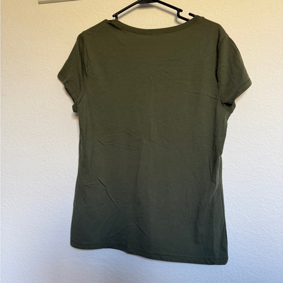 No Boundaries Olive Short Sleeve Tee - Picture 2 of 3